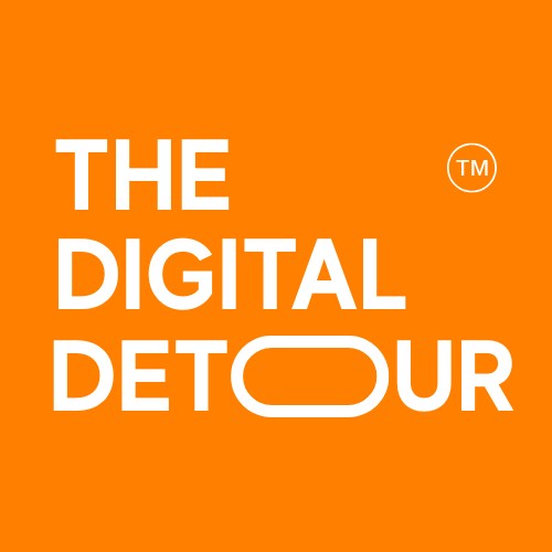 the digital detour logo orange